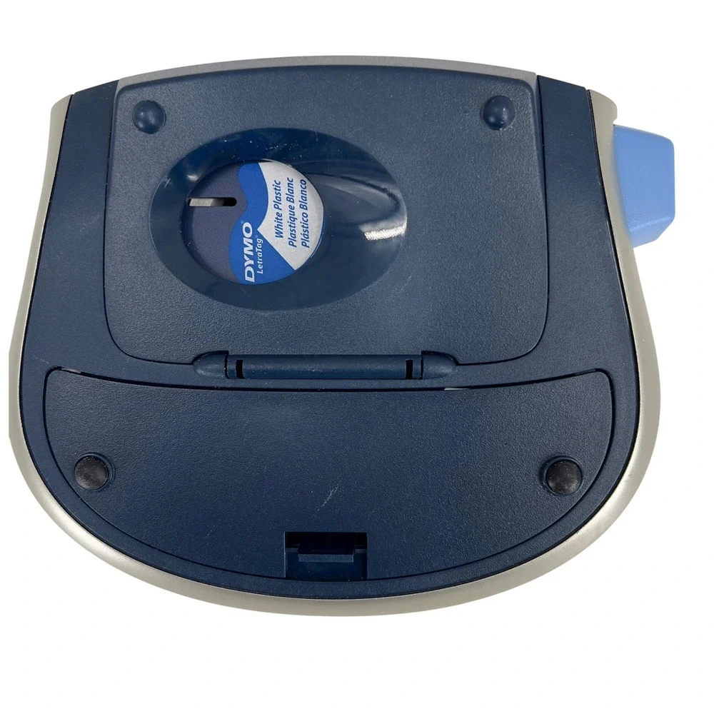DYMO LetraTag LT-100T Label Maker Blue QWERTY Thermal Printer Manual Tape Tested